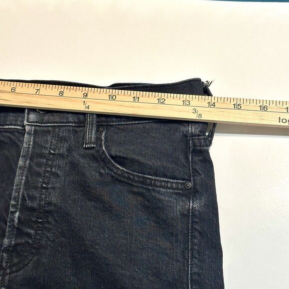 Mother Superior Jeans Black Size 25 The Scrapper Cuff Ankle Fray Who’s Sorry Now - Picture 3 of 14